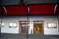 Welcome to Canada sign at the Victoria Harbour Authority building.jpg