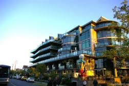 Aparement building with plenty of glass windows in Victoria near cruise harbor.jpg