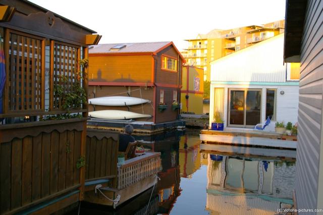 Several floating homes at Victoria Fisherman's Wharf in Canada.jpg