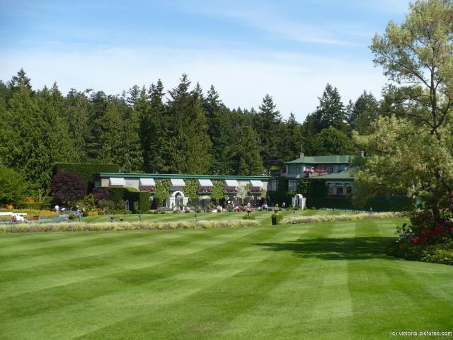 Looking out towards the Italian Garden area of the Butchart Gardens.jpg