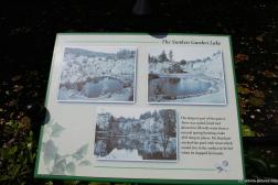 The Sunken Garden Lake sign at the Butchart Gardens.jpg