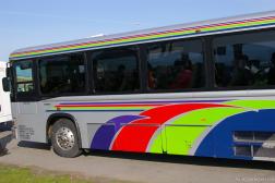 Tour bus from Vancouver to Victoria awaiting boarding at the BC Ferries Tsawwassen Terminal.jpg